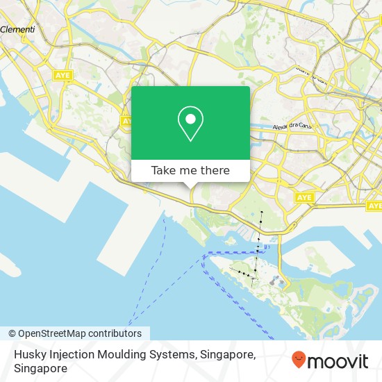 Husky Injection Moulding Systems, Singapore地图