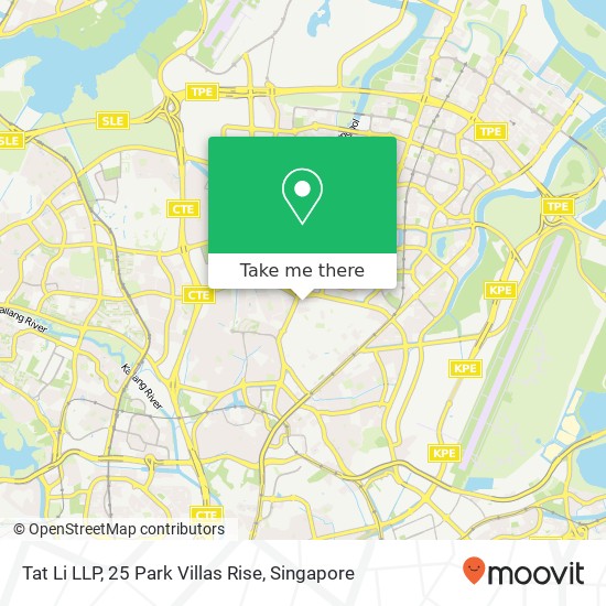 Tat Li LLP, 25 Park Villas Rise地图