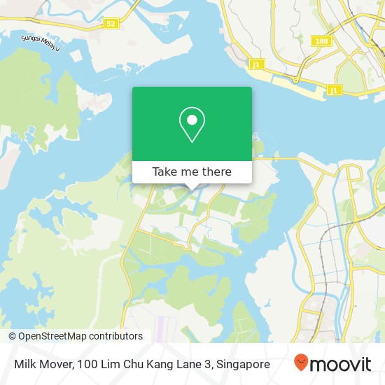 Milk Mover, 100 Lim Chu Kang Lane 3地图