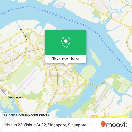 Yishun 23 Yishun St 22, Singapore地图