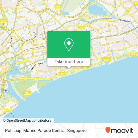 Poh Liap, Marine Parade Central map