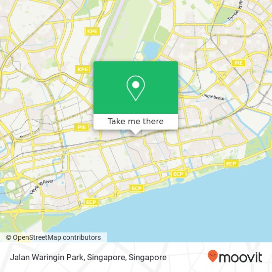 Jalan Waringin Park, Singapore map