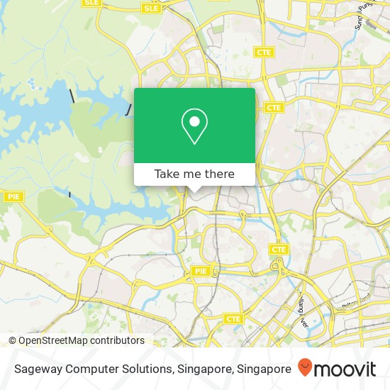 Sageway Computer Solutions, Singapore map