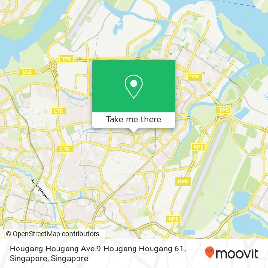 Hougang Hougang Ave 9 Hougang Hougang 61, Singapore map