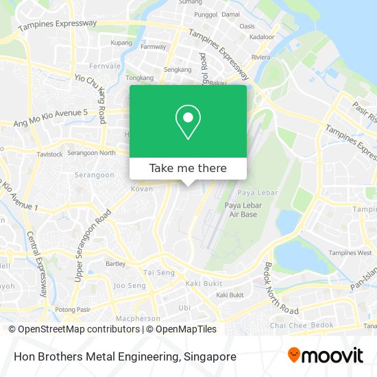 Hon Brothers Metal Engineering map