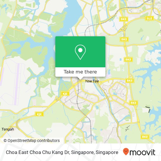 Choa East Choa Chu Kang Dr, Singapore map