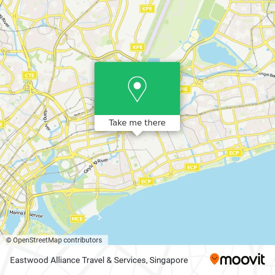 Eastwood Alliance Travel & Services map