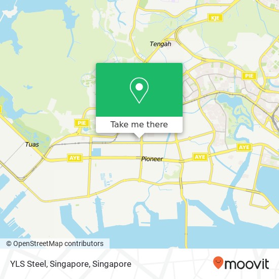 YLS Steel, Singapore map