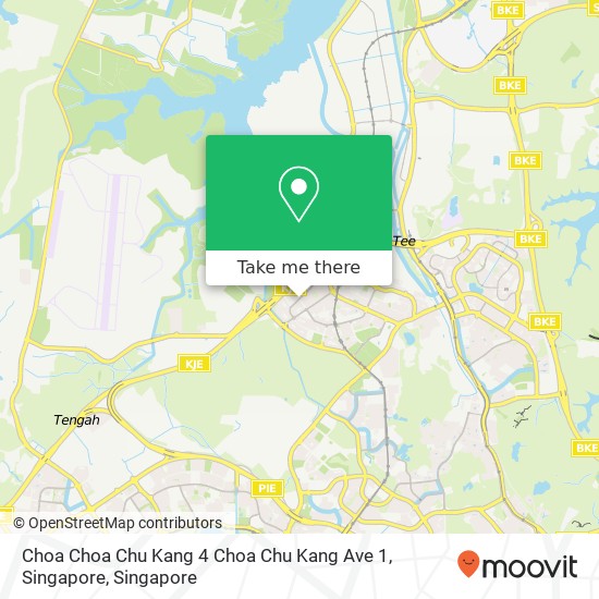 Choa Choa Chu Kang 4 Choa Chu Kang Ave 1, Singapore map