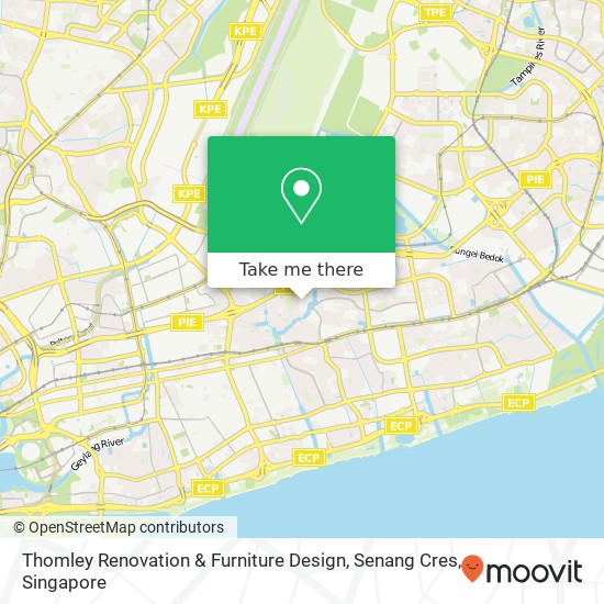 Thomley Renovation & Furniture Design, Senang Cres map