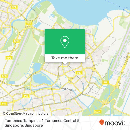 Tampines Tampines 1 Tampines Central 5, Singapore地图