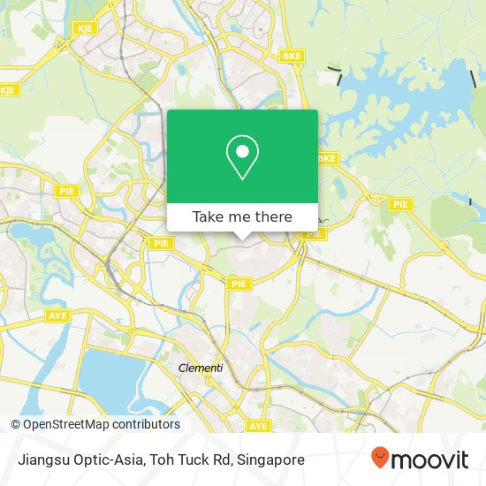 Jiangsu Optic-Asia, Toh Tuck Rd map