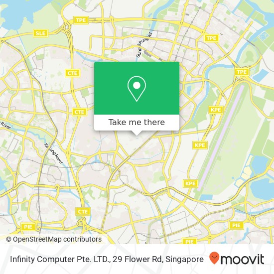 Infinity Computer Pte. LTD., 29 Flower Rd map