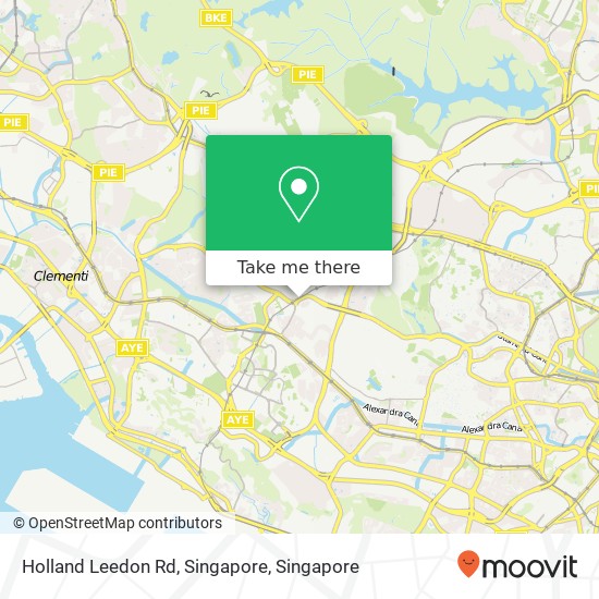 Holland Leedon Rd, Singapore map