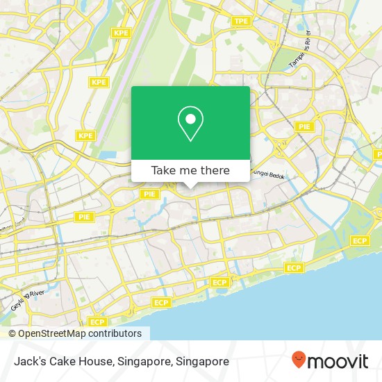 Jack's Cake House, Singapore map