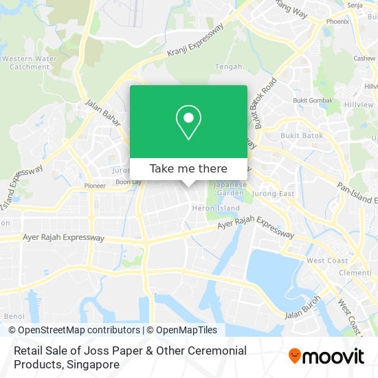 Retail Sale of Joss Paper & Other Ceremonial Products map