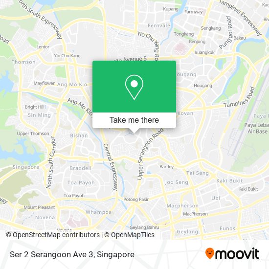 Ser 2 Serangoon Ave 3地图