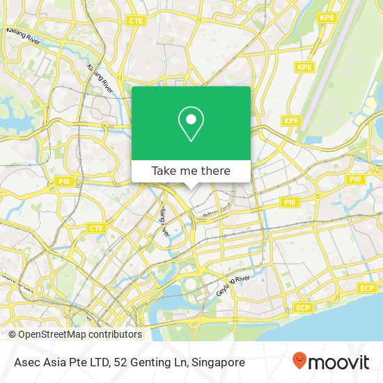 Asec Asia Pte LTD, 52 Genting Ln map