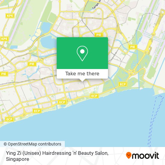 Ying Zi (Unisex) Hairdressing 'n' Beauty Salon map