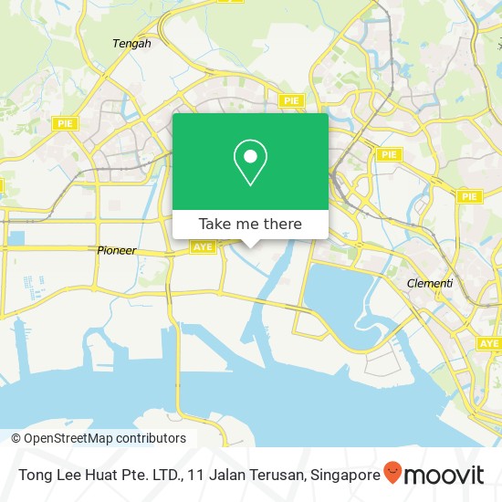 Tong Lee Huat Pte. LTD., 11 Jalan Terusan map