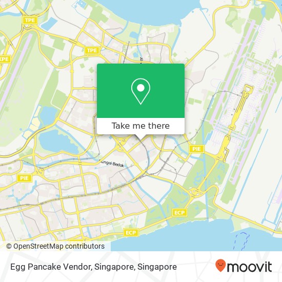 Egg Pancake Vendor, Singapore map