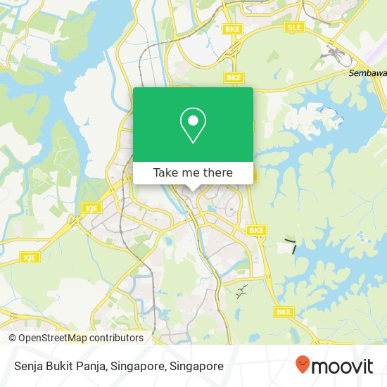 Senja Bukit Panja, Singapore地图