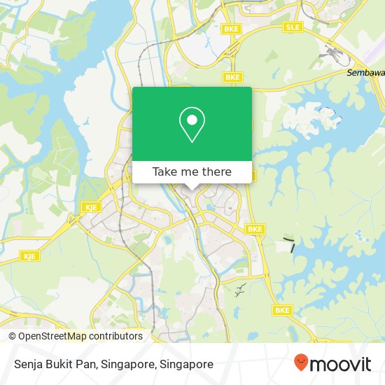 Senja Bukit Pan, Singapore地图