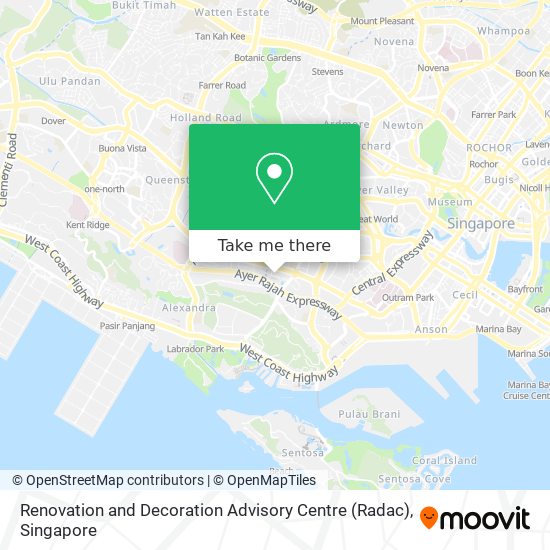 Renovation and Decoration Advisory Centre (Radac) map