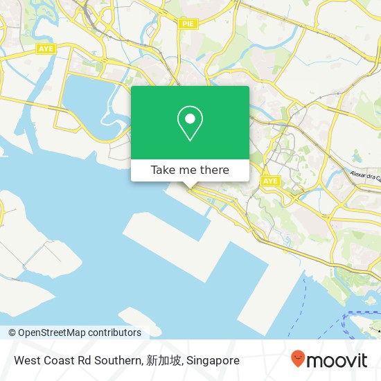 West Coast Rd Southern, 新加坡地图