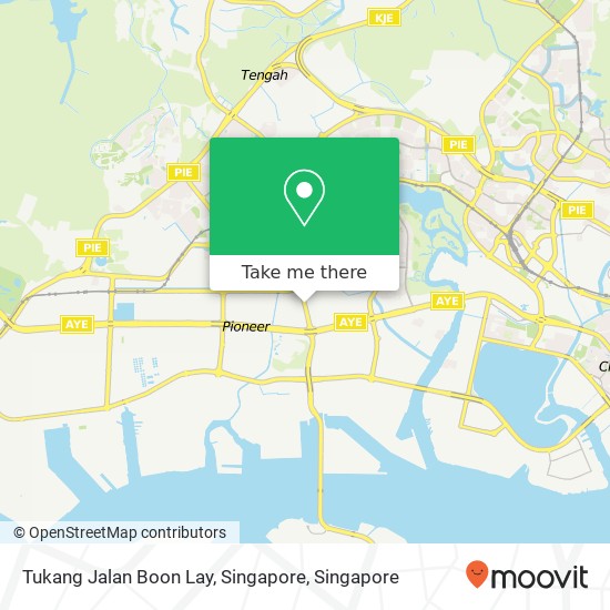 Tukang Jalan Boon Lay, Singapore map