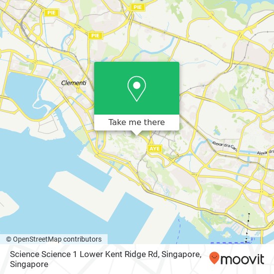 Science Science 1 Lower Kent Ridge Rd, Singapore地图