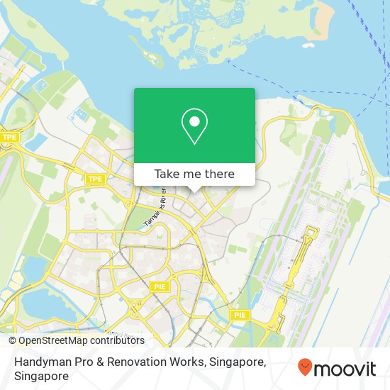 Handyman Pro & Renovation Works, Singapore map