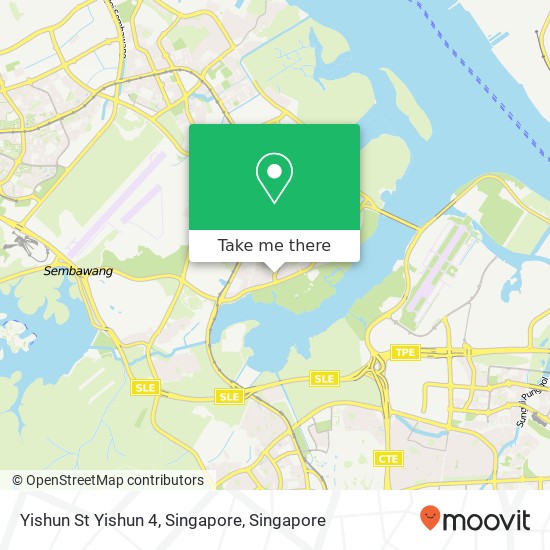 Yishun St Yishun 4, Singapore map