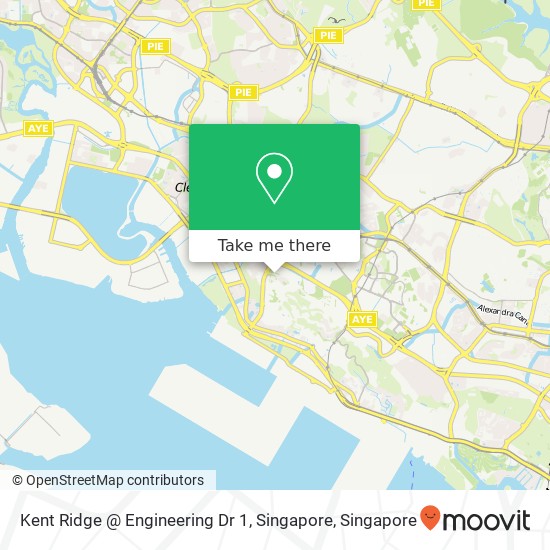 Kent Ridge @ Engineering Dr 1, Singapore map