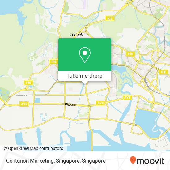 Centurion Marketing, Singapore map