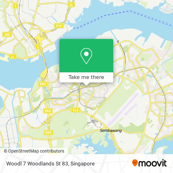 Woodl 7 Woodlands St 83 map