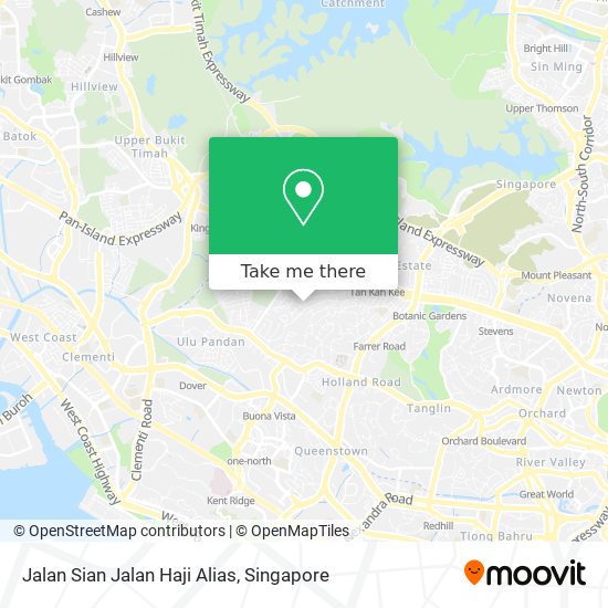 Jalan Sian Jalan Haji Alias map