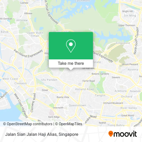 Jalan Sian Jalan Haji Alias map