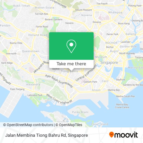 Jalan Membina Tiong Bahru Rd map