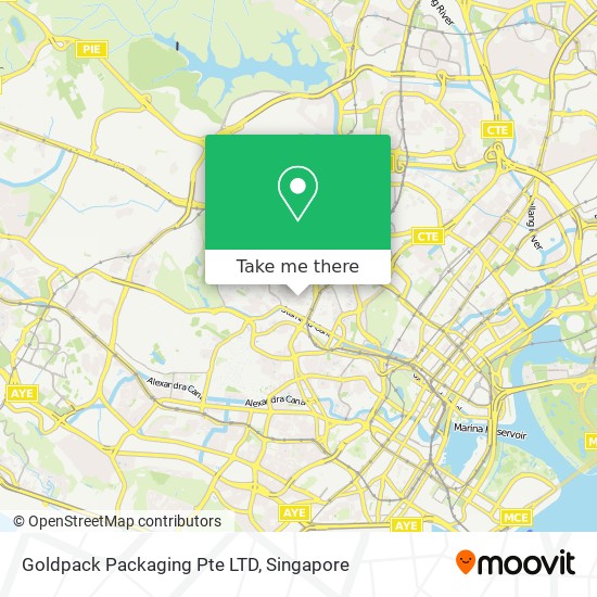 Goldpack Packaging Pte LTD地图