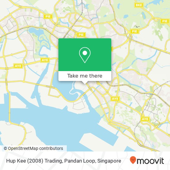 Hup Kee (2008) Trading, Pandan Loop map