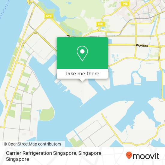 Carrier Refrigeration Singapore, Singapore地图