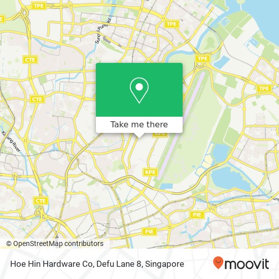 Hoe Hin Hardware Co, Defu Lane 8地图