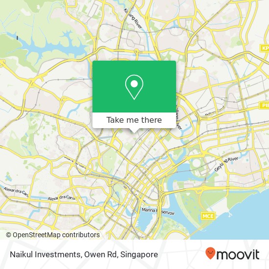 Naikul Investments, Owen Rd map