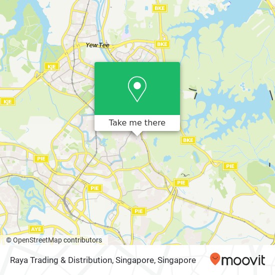 Raya Trading & Distribution, Singapore map