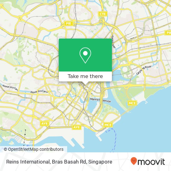 Reins International, Bras Basah Rd map