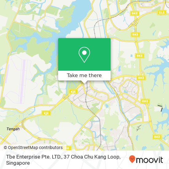 Tbe Enterprise Pte. LTD., 37 Choa Chu Kang Loop地图