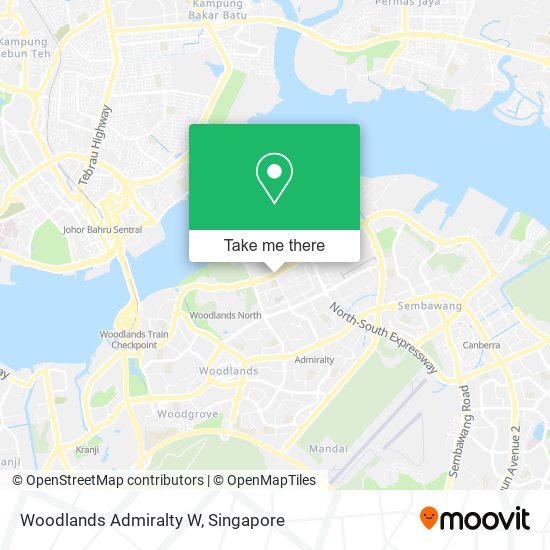 Woodlands Admiralty W map