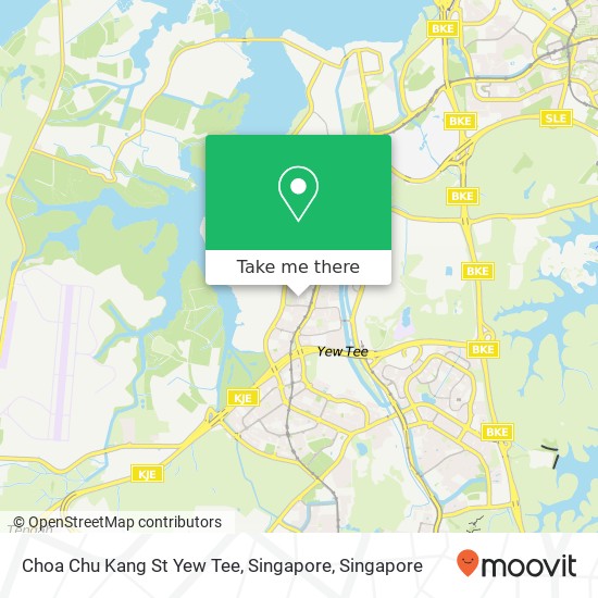 Choa Chu Kang St Yew Tee, Singapore map