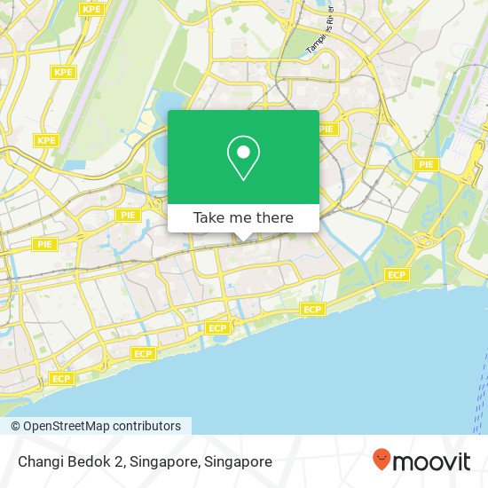 Changi Bedok 2, Singapore map